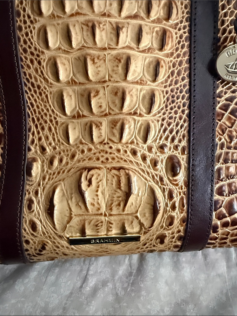 NWT Brahmin Duxbury Large Satchel - Picture 3 of 4